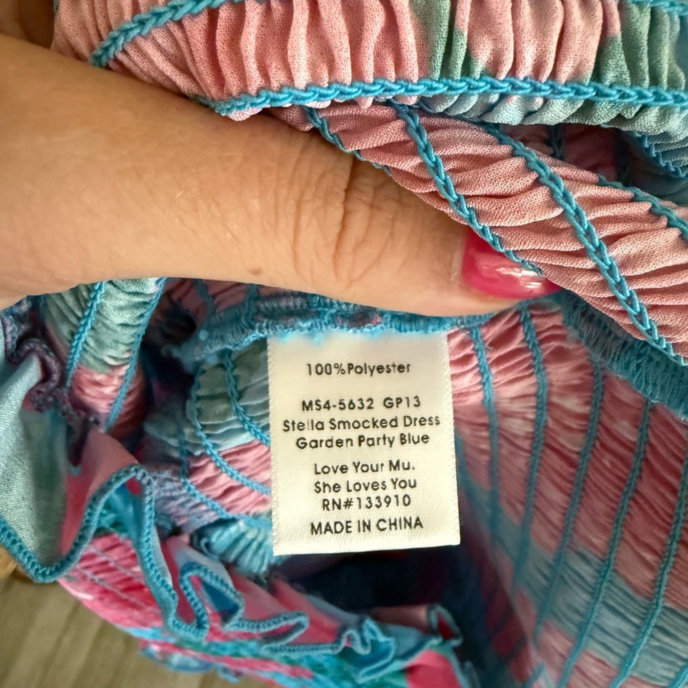 NWT Show Me Your MuMu Stella Smocked Dress - XL - Picture 9 of 9